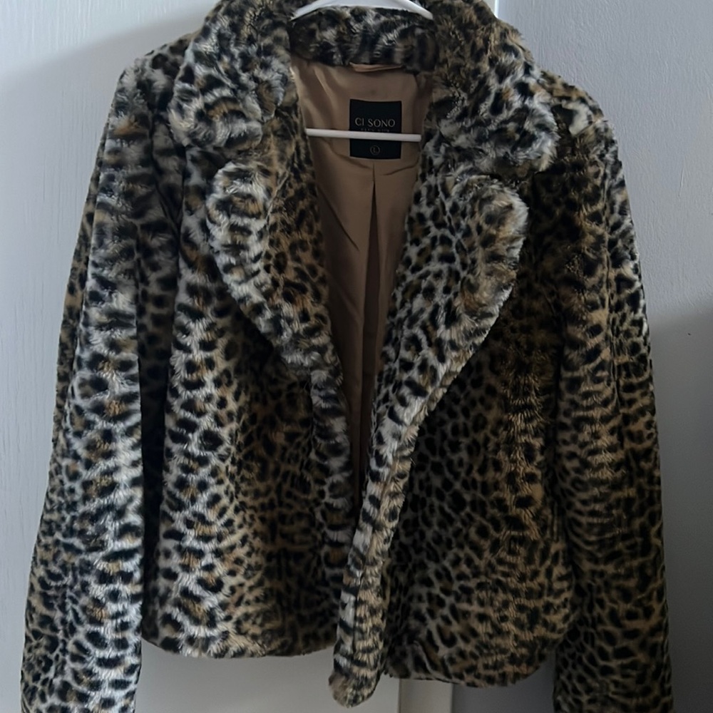 Ci Sono faux fur jacket